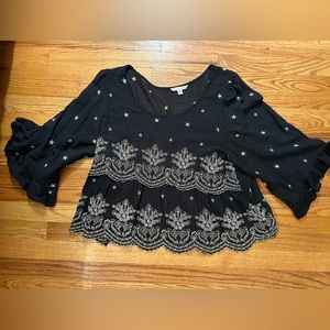 Women’s XL embroidered blouse - American Eagle Outfitters